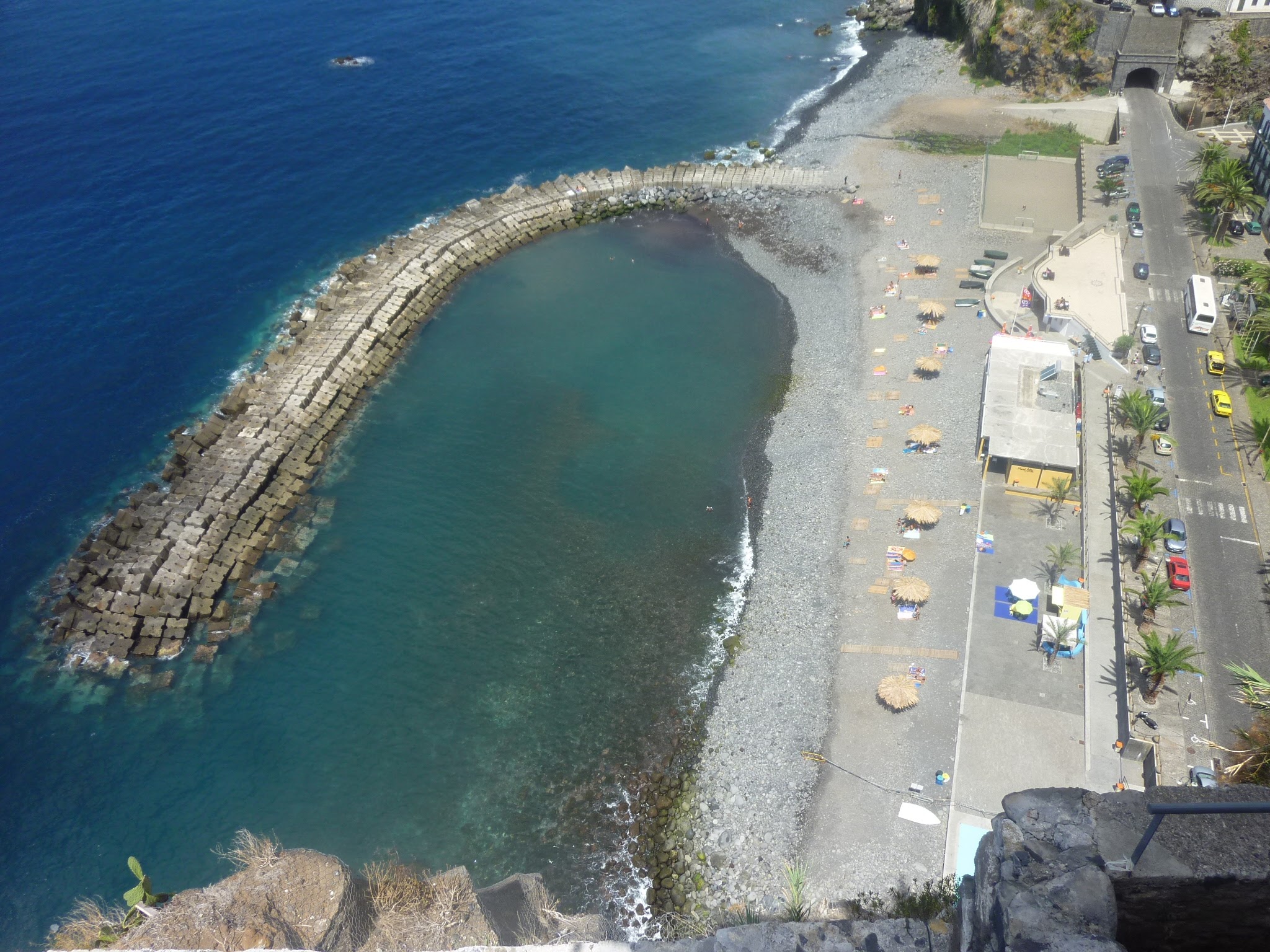 Coastal area in Madeira showing natural pools access similar to Porto Moniz attractions